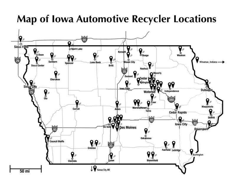 Direct Members of Iowa Auto Recyclers